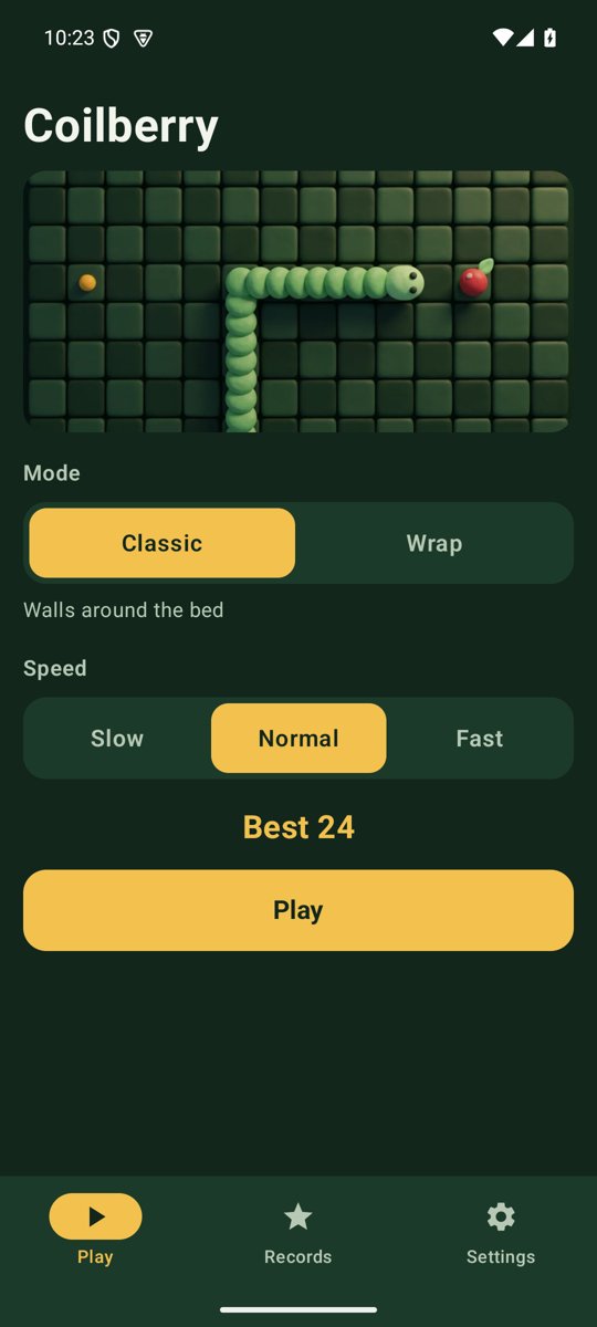 Coilberry screenshot